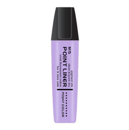 قلم تحديد M&amp;G Chenguang Textliner Point Liner بلون باستيل فلورسنت - أزرق فاتح - قطعة واحدة - رقم المنتج: AHM21578