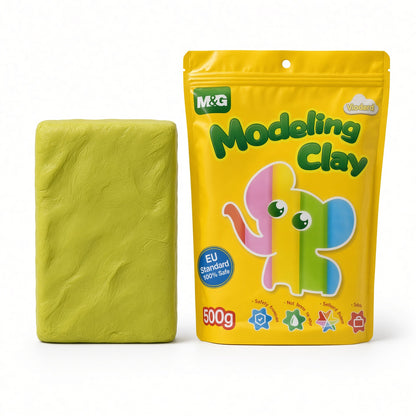 M&G Chenguang Modeling Clay 500g – Single Color Play Dough – Non-Toxic Creative Modeling Clay for Kids - No: AKE04475