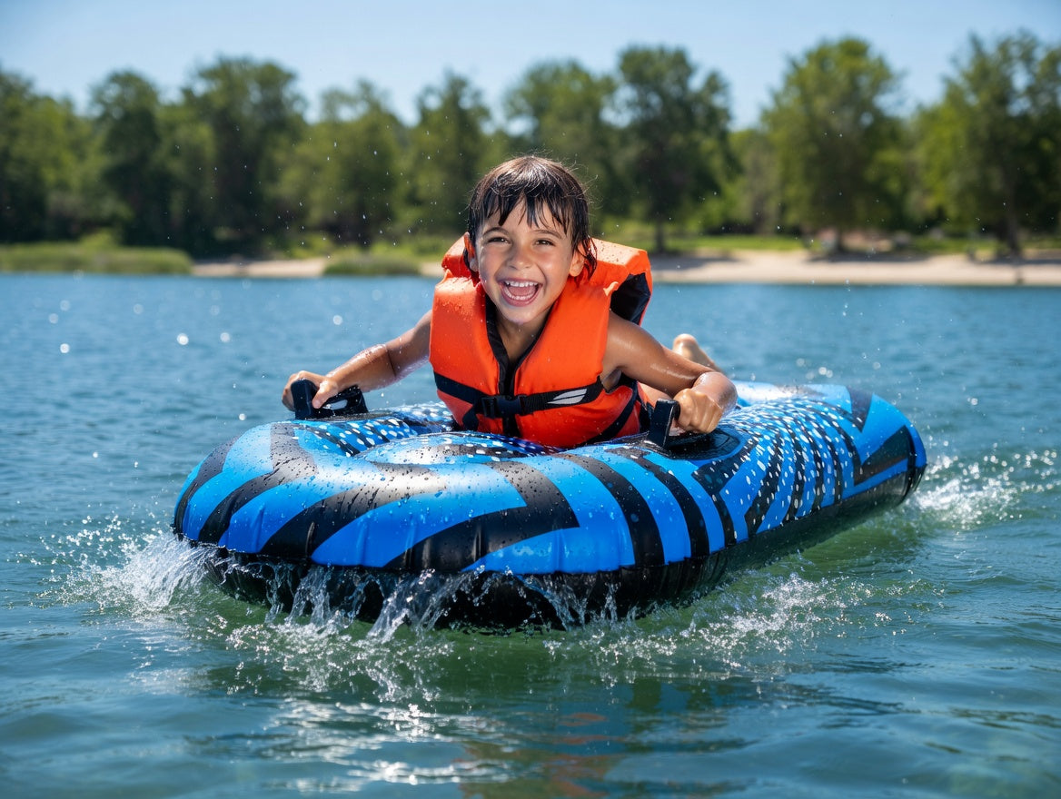 Jilong Heavy-Duty PVC Water Tube for Water Slides 97×54×25cm