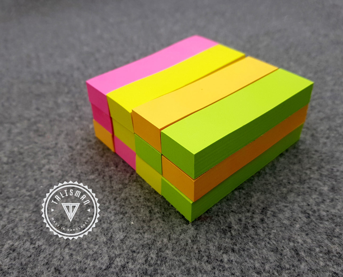 M&G Neon Sticky Notes 3×3 Inch 100 Sheets 04 Colors Sticky Notes -  Ys-187