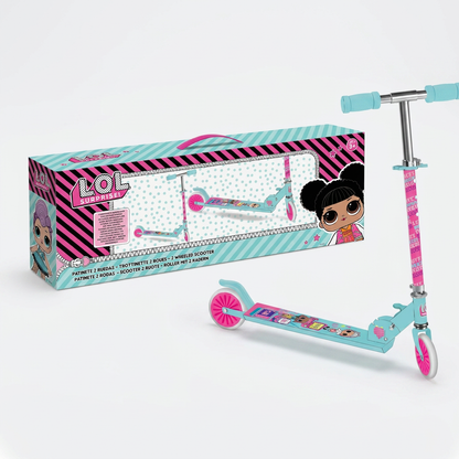 LOL Surprise metal 2-wheel folding scooter studio packshot