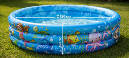 Jilong Avenli Sea World Inflatable 3 Ring Pool For Kids - No:51003