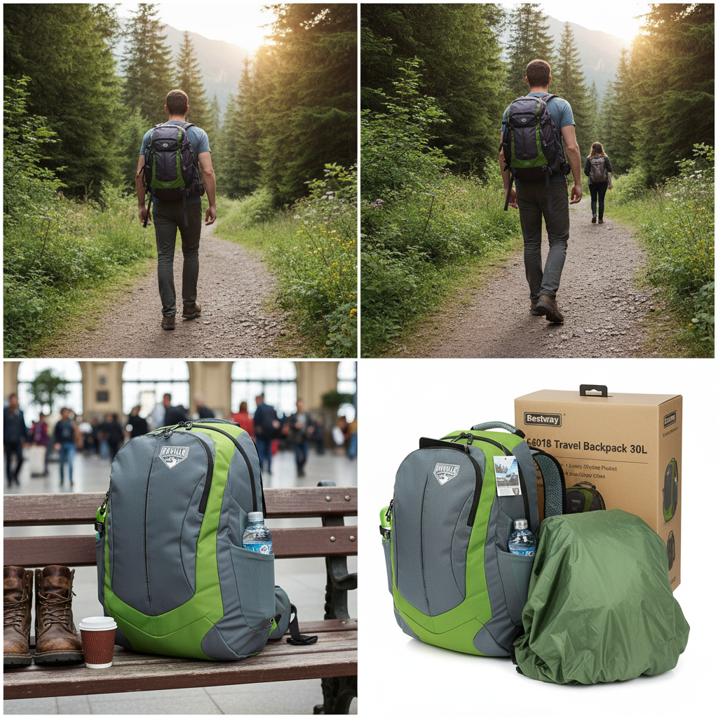 Bestway 68018 travel backpack Polyester Unisex 30 L