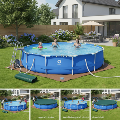 Jilong Avenli Round frame pool set 4.5x1.22m -No:17802EU