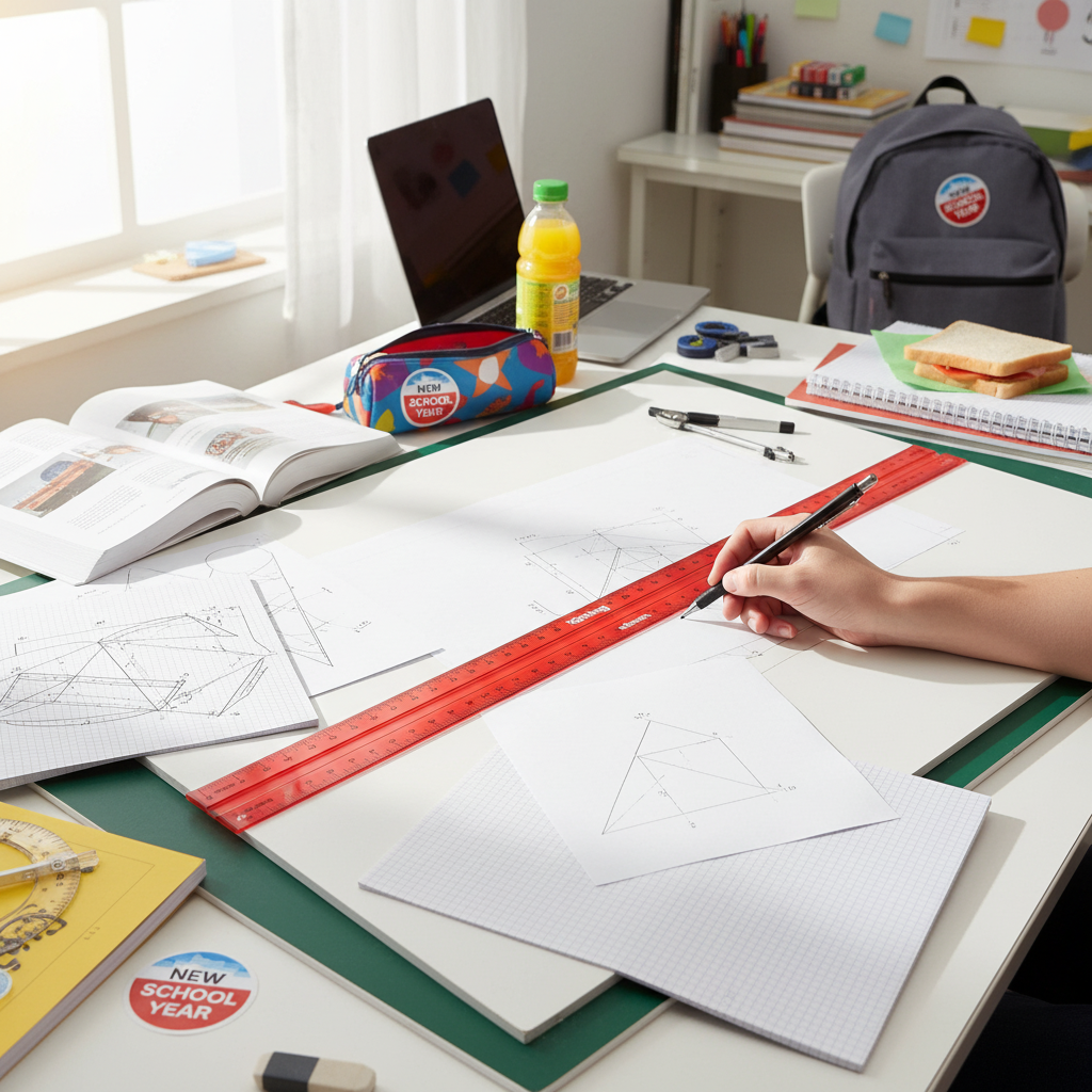Rotring T Shape Ruler Plastic - 80 cm