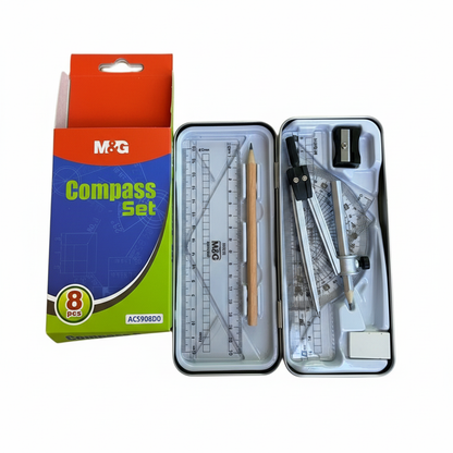 M&G Chenguang Compass set 8pcs With Box 8pcs - No:ACS908D0