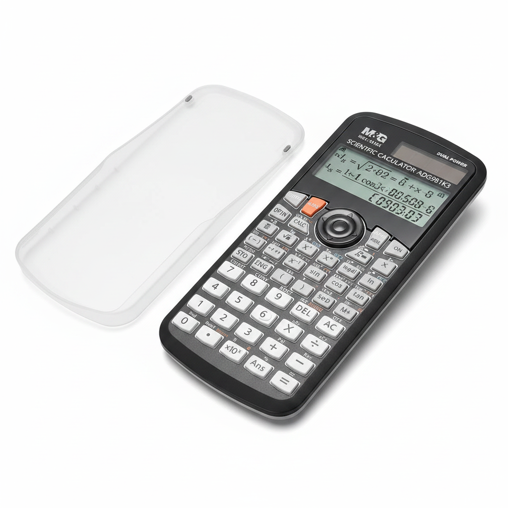 M&G Chenguang Scientific Calculator, Advanced Calculations for School, Large Display, Solar & Battery MGC-991EX- No:ADG981K3