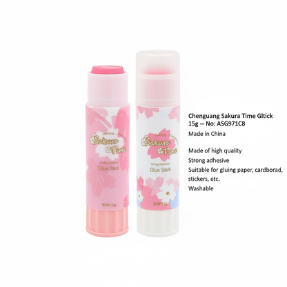 M&G Sakura Time Glue Stick 15g No.ASG971C8 (6936965483807)