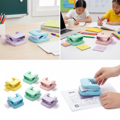 M&G Chenguang Hole Punch Model assorted colours No: ABS916CU