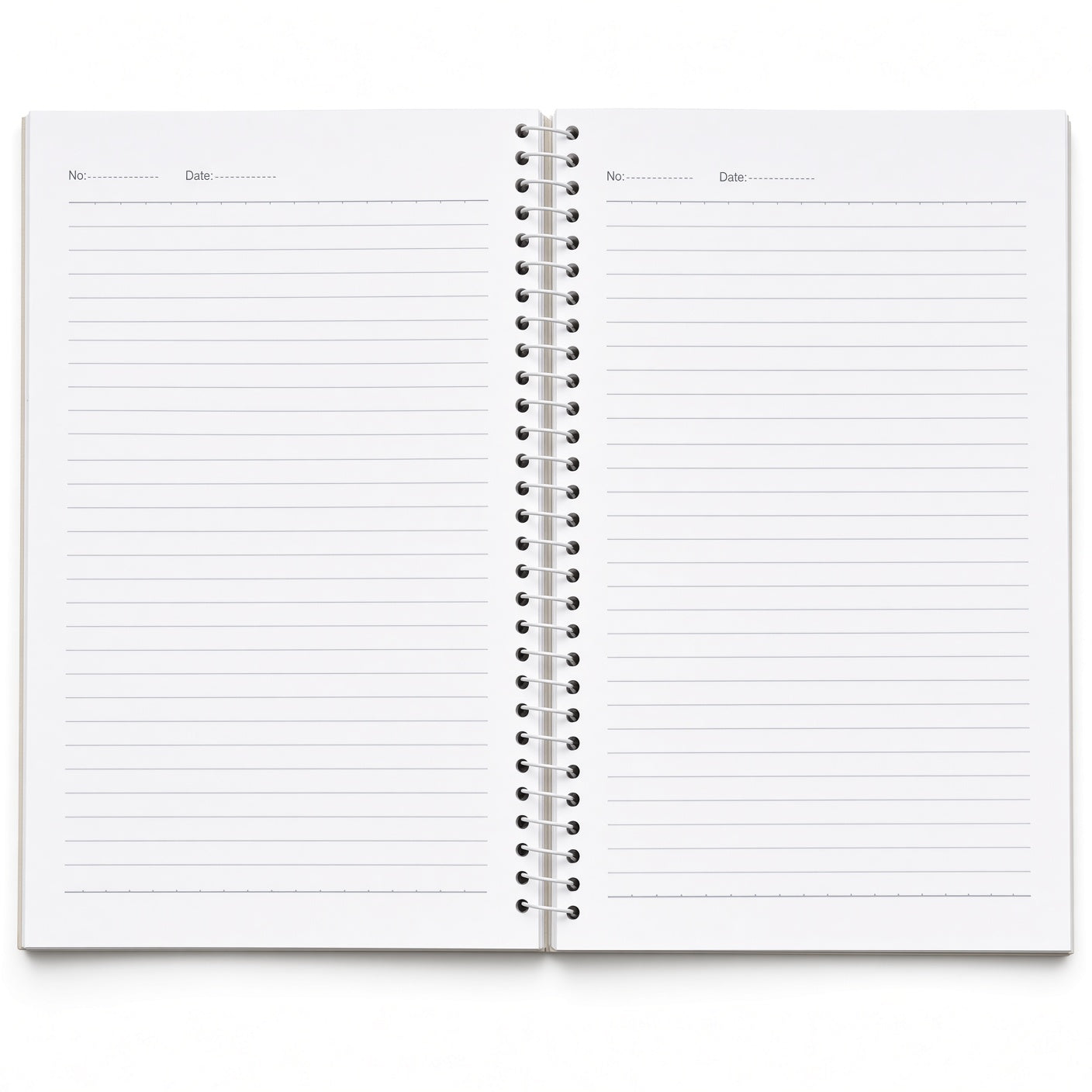 YASSIN Spiral Notebook – 120 Sheets, 70 GSM, 19.8 × 28 cm, Ruled Pages, Wood Design Cover - 1pcs - No: 1339