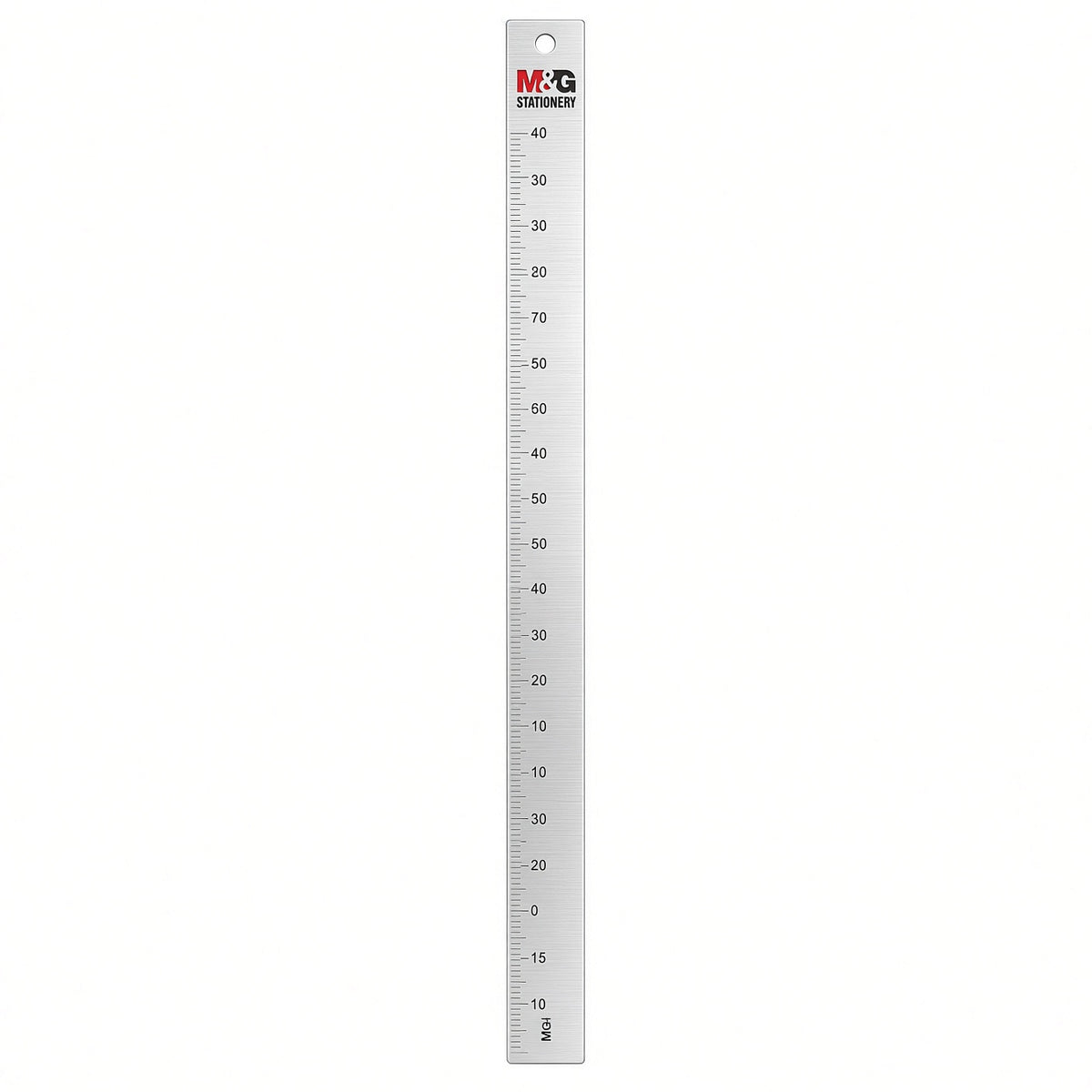 M&G Chenguang Aluminum Ruler 50 cm / 20 Inch – Precise Metric & Imperial Scale, Durable Metal Ruler for School, Office & Drawing - No: ARL960DZ
