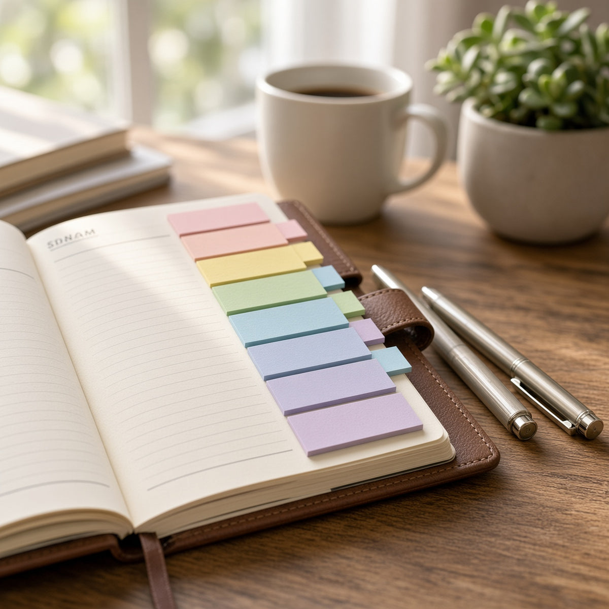 M&G Chenguang PETSTICK Sticky Page Flags – 6 Colors, 20 Sheets Each, Transparent Writable Index Tabs – No: YS-21