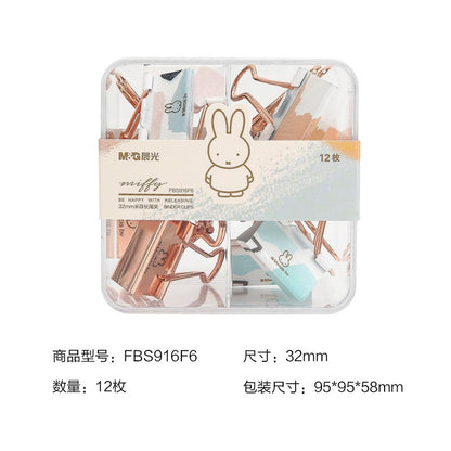 M&G Chenguang series stationery Miffy office Clips - 36pcs - No:916F4