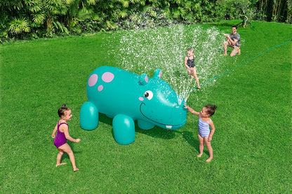 Bestway Jumbo Hippo Inflatable Water Fountain 200 x 96 x 127 cm - No: 52569