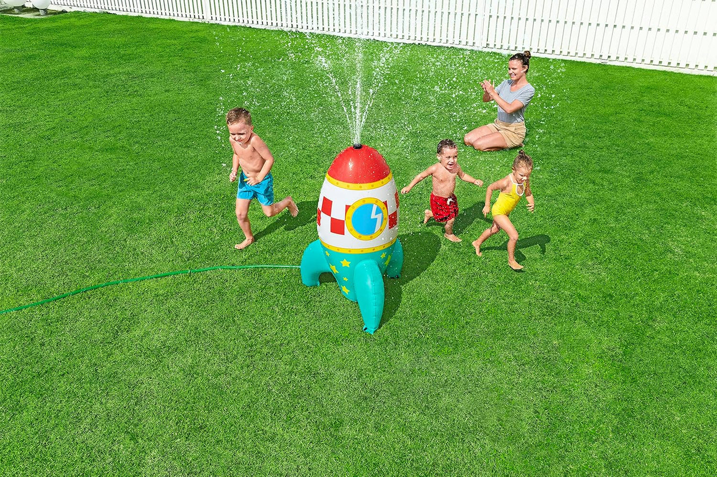 Bestway Inflatable Rocket Water Fountain 64 x 61 x 102 cm - No:52572