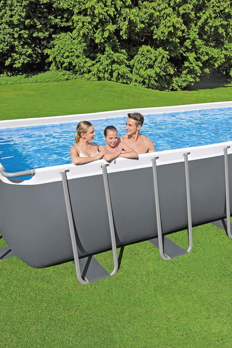 Bestway Above Ground Power Steel Rectangular Pool Set 549x274x132 cm - No:5619Q
