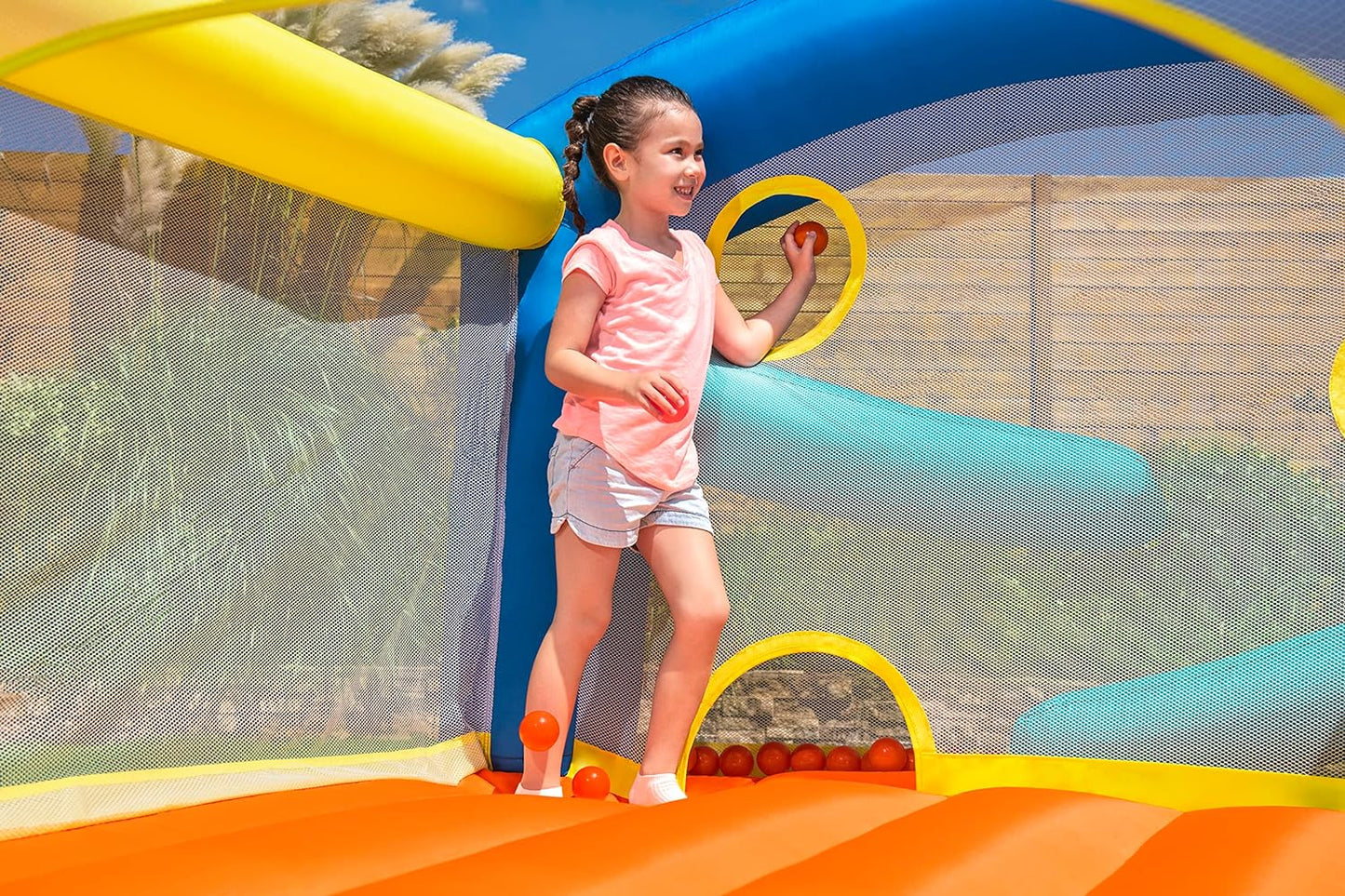 Bestway H2OGO Leap & Play Bouncy with Continuous Blower 289x213x173 cm - No:53427