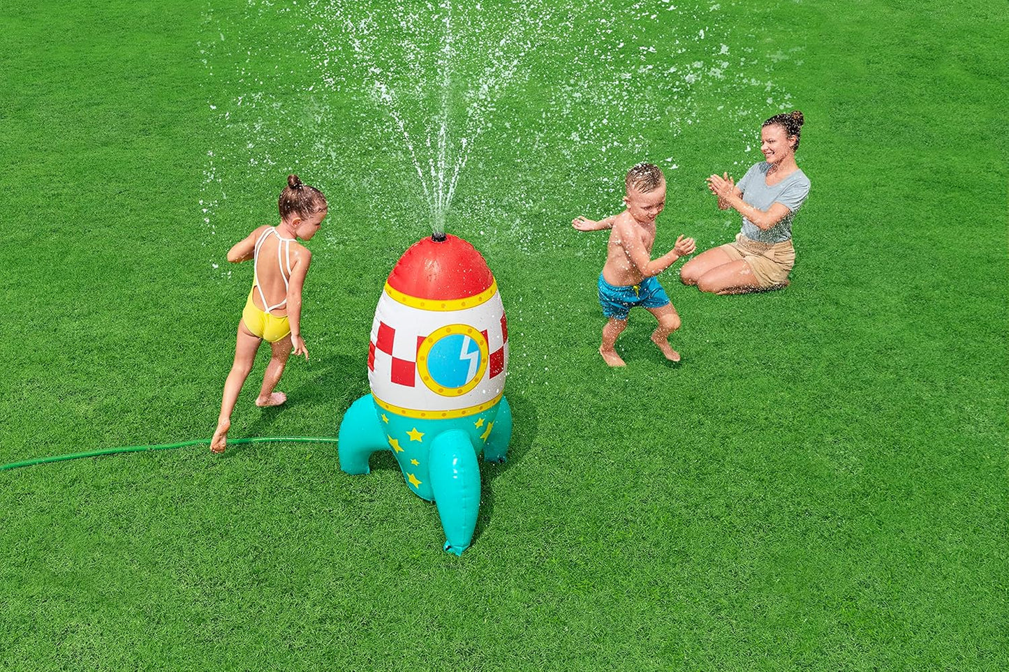 Bestway Inflatable Rocket Water Fountain 64 x 61 x 102 cm - No:52572