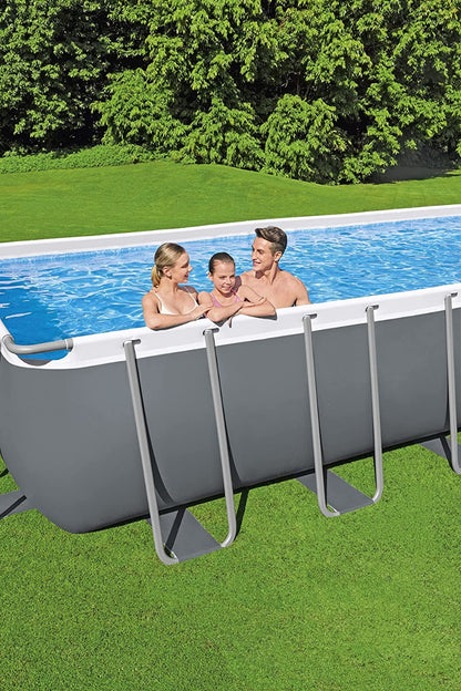 Bestway Power Steel pool 9.56m x 4.88m x 1.32m Rectangular Pool Set - No:56623