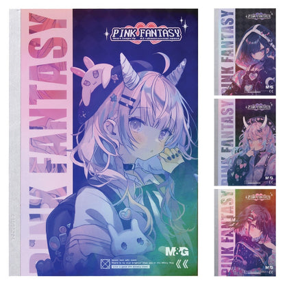 M&G Chenguang Fantasy lined Notebook, Portable Note-Taking, A5 Size, 40 Sheets - No:APNBC030