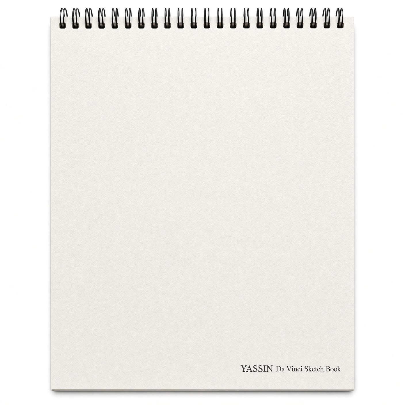 YASSIN Da Vinci Spiral Sketch Book – Italian Paper, 15 Sheets, 250 GSM, 19.5 × 27 cm - No: 1331