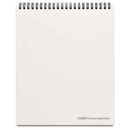 YASSIN Da Vinci Spiral Sketch Book – Italian Paper, 15 Sheets, 250 GSM, 19.5 × 27 cm - No: 1331