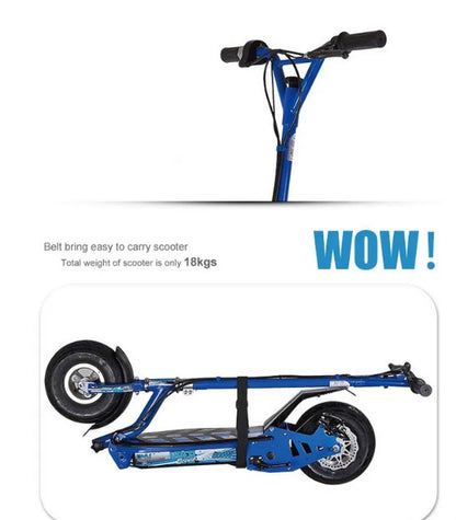 UberScoot 300W 36V Stand Up Electric Scooter with Seat - No: ES03-300W