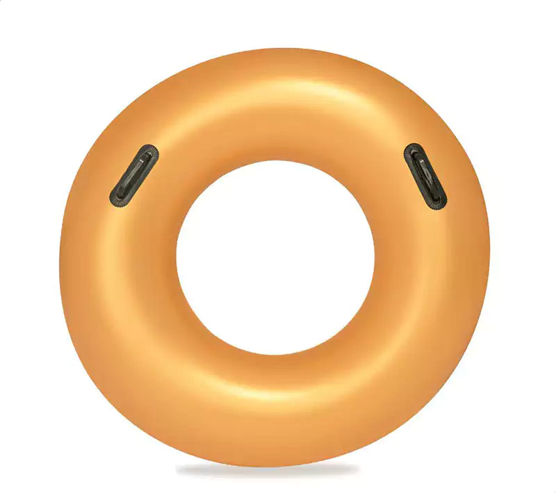 Bestway Gold Metallic Inflatable Swim Ring 36127