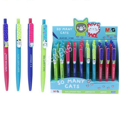 M&G Multi-Coloured Blue Ballpoint Pen No.20176