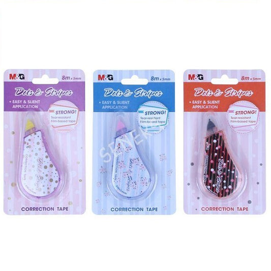 شريط تصحيح M&amp;G بنقاط وخطوط، 5 مم × 8 م - رقم: ACT55272