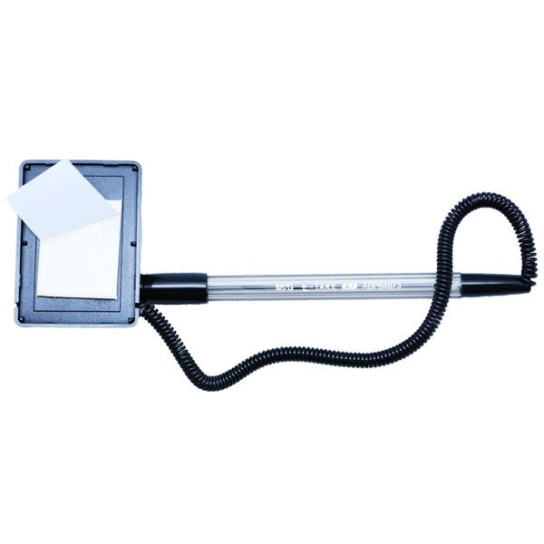 M&G Chenguang E-TAKE Table Pen 0.7mm - 2 Colors, Convenient Pen Holder for Office, Retail, and Bank Desks - No: ABP64873