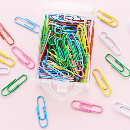 مجموعة مشابك ورق ملونة من إم آند جي تشنغوانغ، رقم 3، للمكتب - 100 قطعة - رقم المنتج: ABS91699