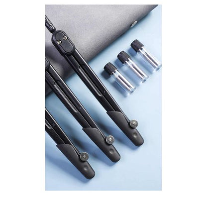 بوصلة معدنية فاخرة من إم آند جي تشنغوانغ، لون أسود مطفي نقي - رقم: ACS90884