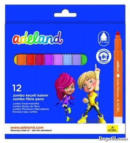 Adel 12 Coloured Markers