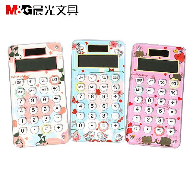 M&G 8-Digit Pocket Solar Calculator Standard Function Student - No:ADG98154