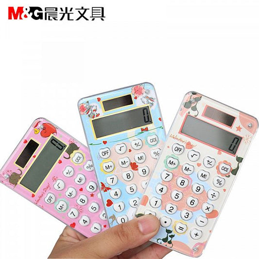 M&G 8-Digit Pocket Solar Calculator Standard Function Student - No:ADG98154