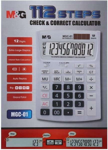 M&G Chenguang 12-DIGITS DESKTOP CALCULATOR - No:ADG9875911