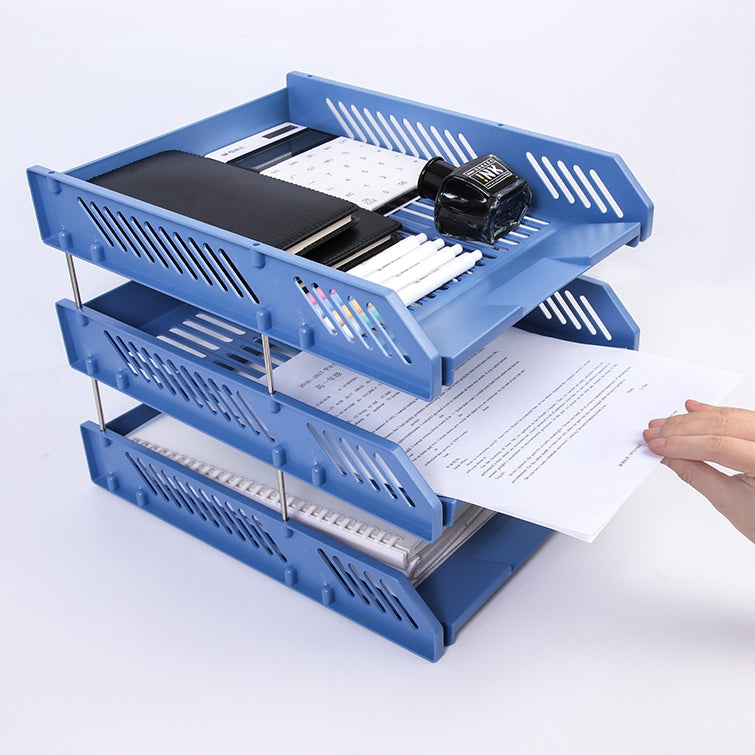 Plastic File tray 3 layer - No:94743 - 1pcs