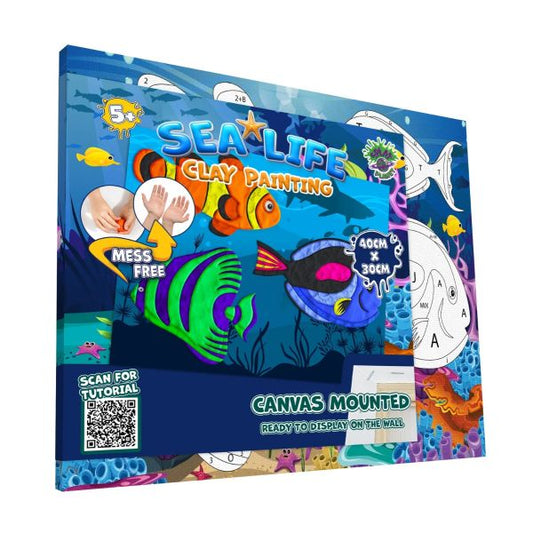 مجموعة تلوين الحياة البحرية من سبلات بلانيت، الحجم: 30 سم × 30 سم