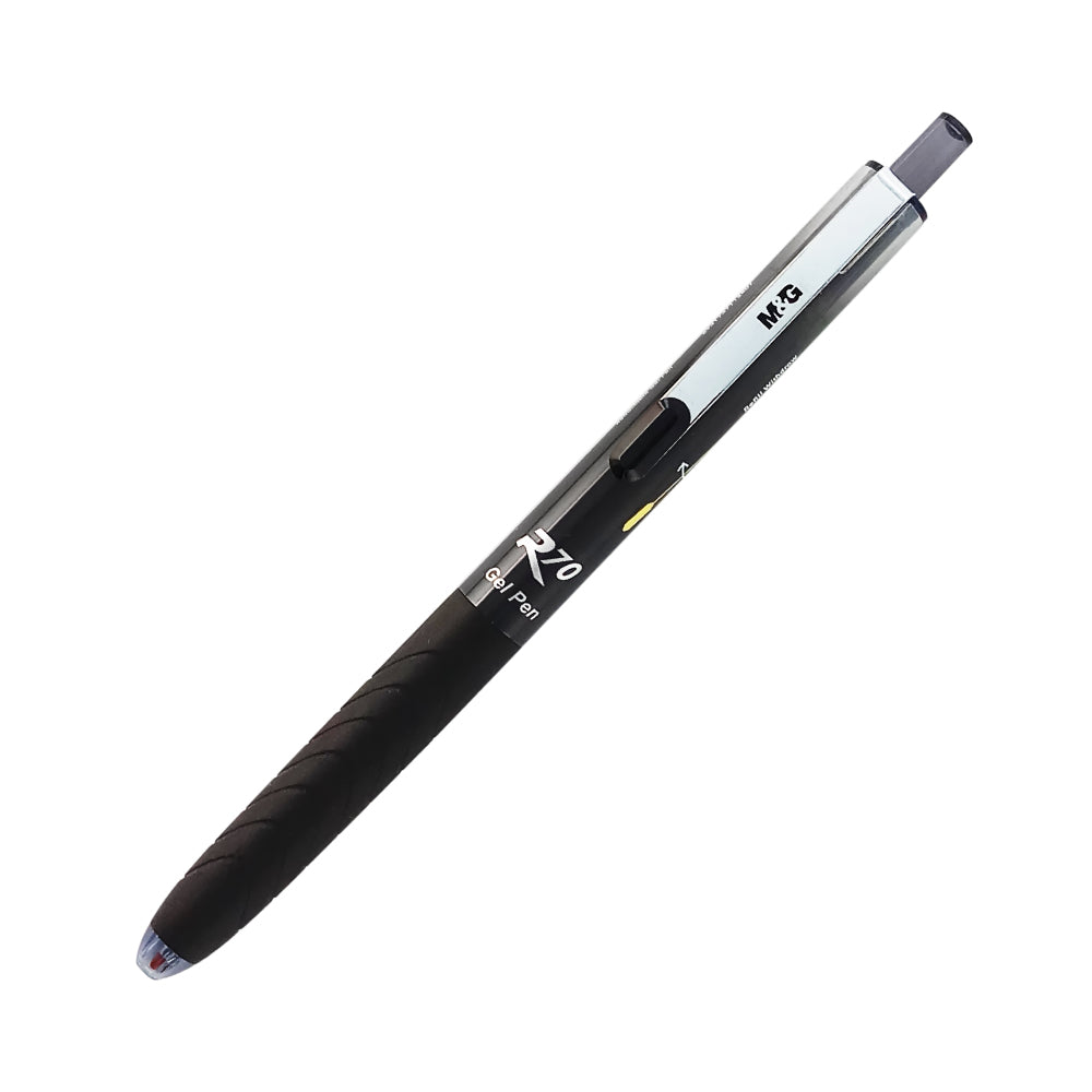 M&G Chenguang R70 Ballpoint Pulpen Pena Fast dry Safety Pen clip Gel Pen 0.7mm Blue , Black - 1pcs - AGPJ2771