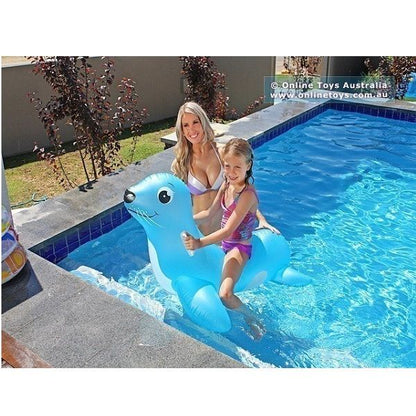 Jilong Sunclub Sea Lion Rider kids pool floating inflatable 117*80cm - No:37219