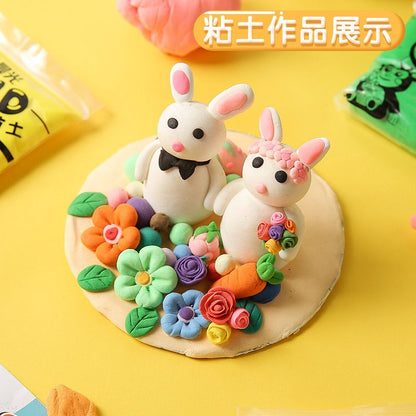 M&G Chenguang 4D Ultra-Light Clay Plasticine Non-toxic Color - 24 Colors - No:AKE04553