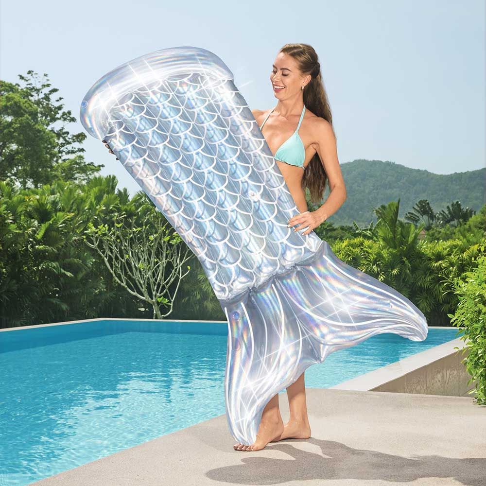 Bestway Iridescent Mermaid Tail Inflatable Lounge 193x101cm