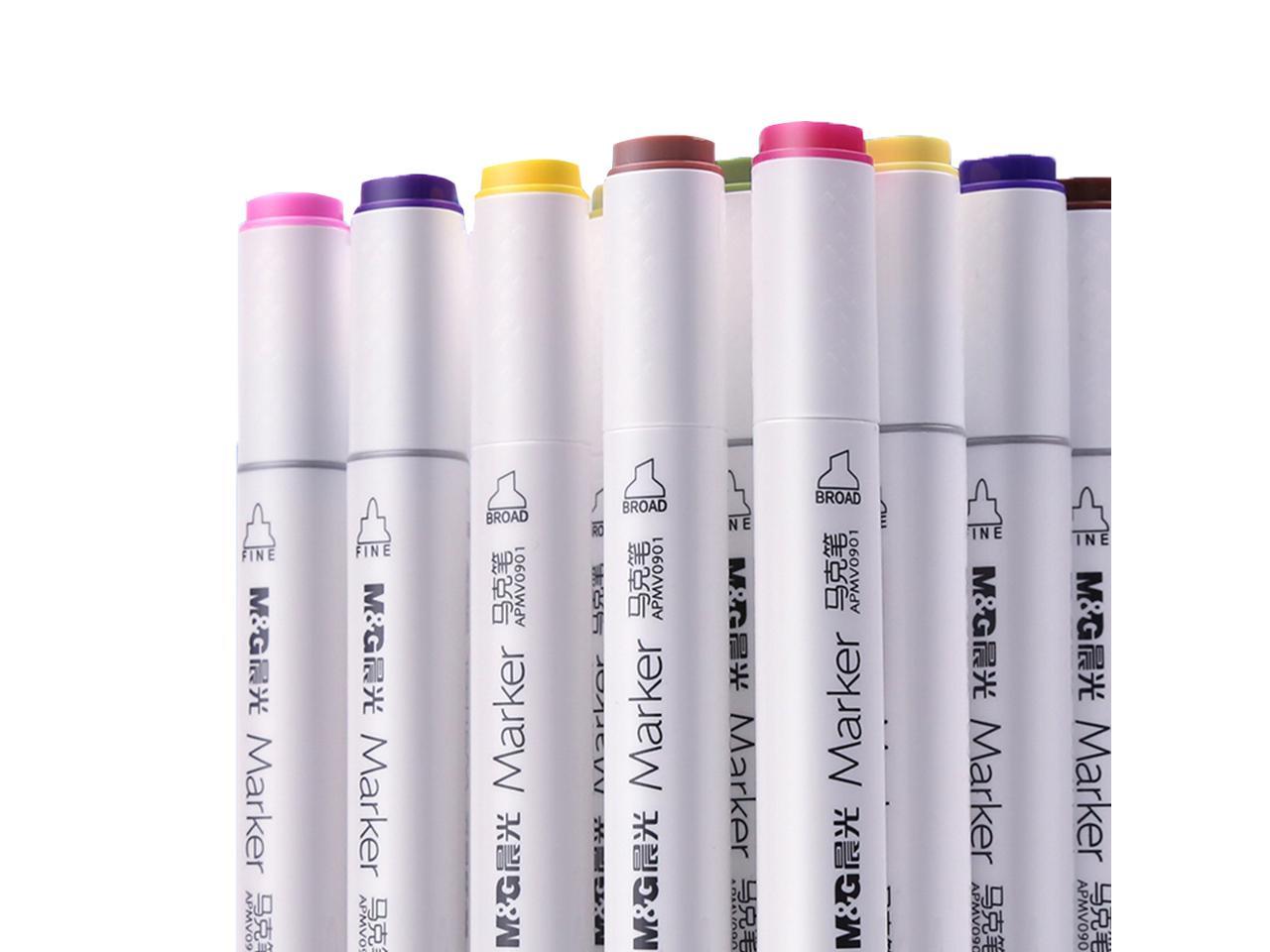 M&G Chenguang Double-headed Marker Set 24 Colors 1.0mm-5.0mm - No:APMV0901