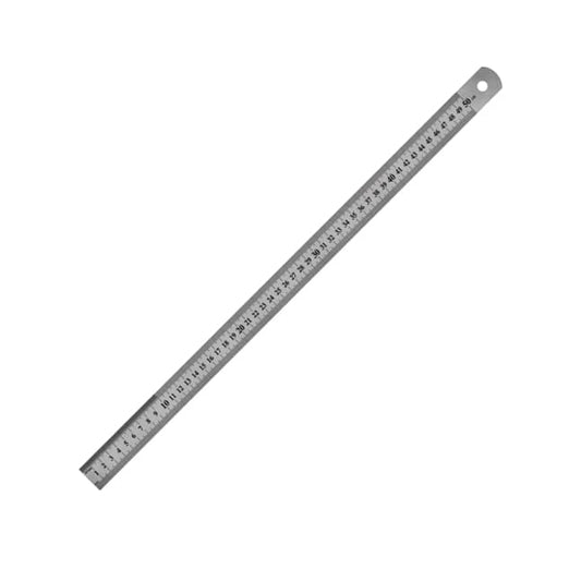 M&G Stainless Steel Ruler 50 cm With Conversion Rates No: ARL960Z1