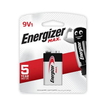 Energizer Max 9V1 Alkaline Battery 1 piece - No:9V1