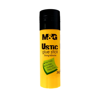 M&G Chenguang Ustic Glue Stick 36g – Strong Adhesive Glue for Paper, Cardboard, Fabric & Photos, Non-Toxic - 1pcs - No: ASG97157