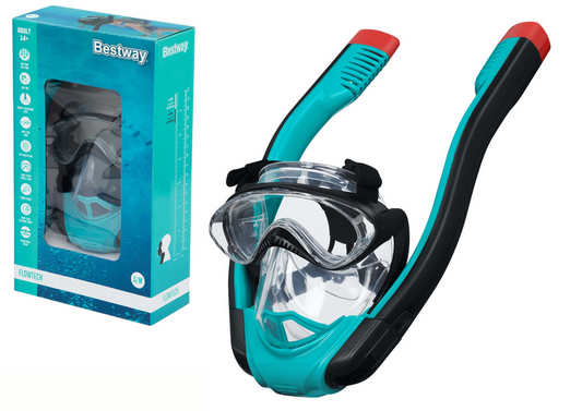 Bestway Hydro-pro seaclear flowtech snorkeling mask Full Face Snorkelling Mask. S/M - No:24060
