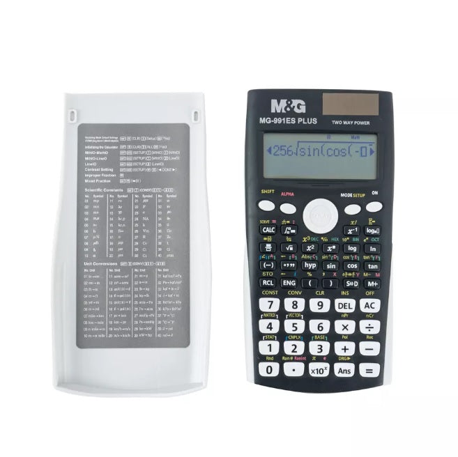 M&G Chenguang 12 Digits Electronic Scientific Calculator 417 Functions - No:ADG981D7