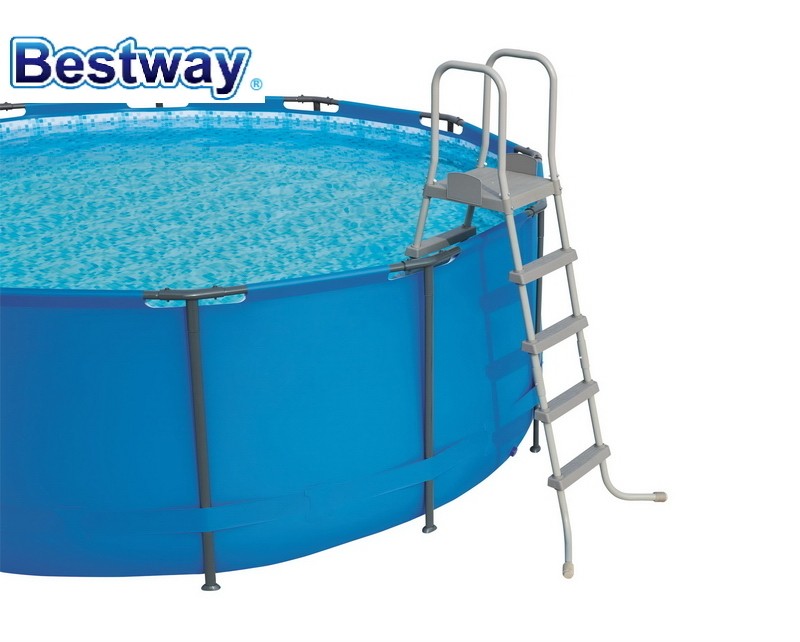Bestway 1.32m Safety Pool Ladder Swimming Pool Stairs - No:58337